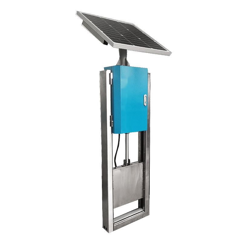 智能測控一體化閘門槽閘智慧農業農田稻田灌溉太陽能遠程控制水閘